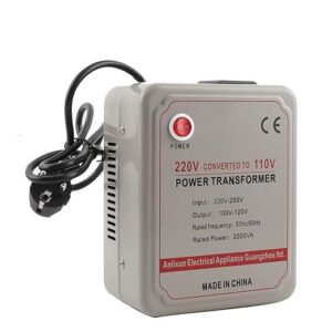 Portable 2000 Watts (2000W) Step Down Voltage Converter Transformer 220V/250V to 110V/125V