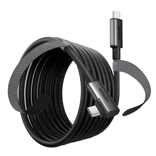 UGREEN Right Angle USB-C to USB-C Link Cable 5m (Black) - US551 (UG-90629)