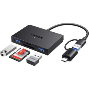 UGREEN 4-in-1 Card Reader with USB-C & USB-A 2-in-1 interface - CM812 (UG-45167)