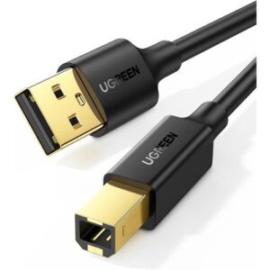 UGREEN USB-A 2.0 AM to BM Print Cable 1.5m (Black) - US135 (UG-10350)