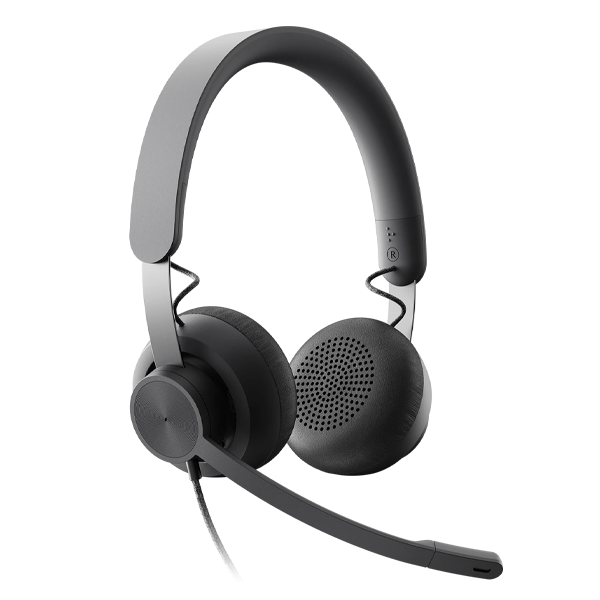 Logitech Zone Wired Headset with Noise-Cancelling Mic (UC version) - (981-000875)