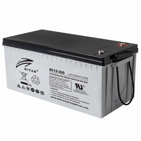 Ritar 12V 200Ah Deep Cycle Gel Maintenance-Free Battery